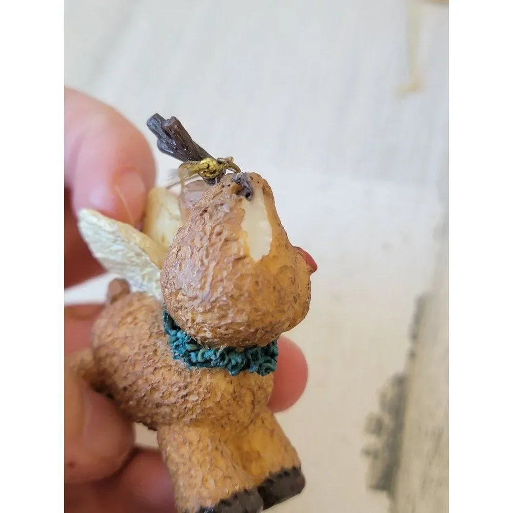 Ceramic reindeer AS IS wing Rudolph ornament‎ Xmas decor